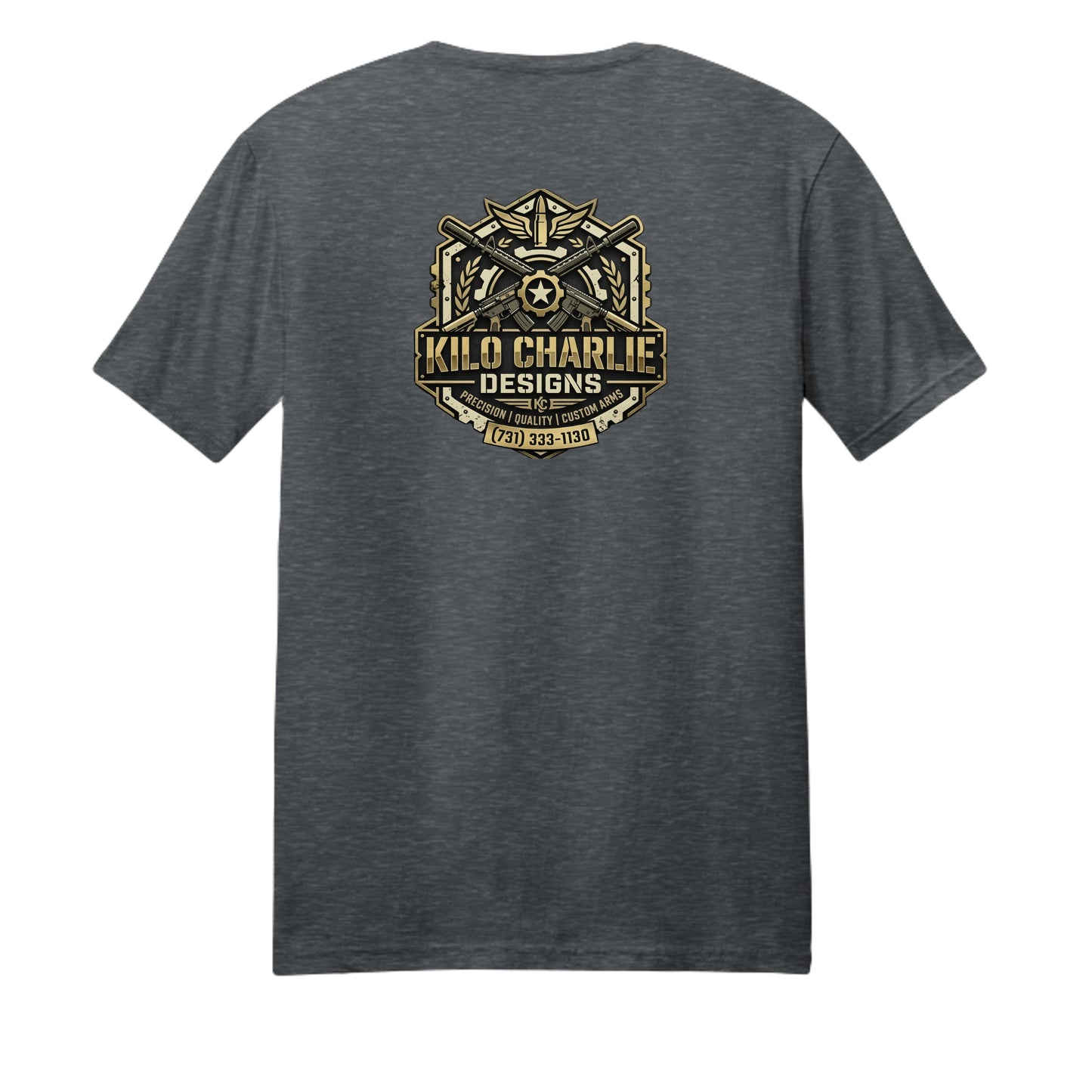 Dark Heather Grey - PC01 - BACK