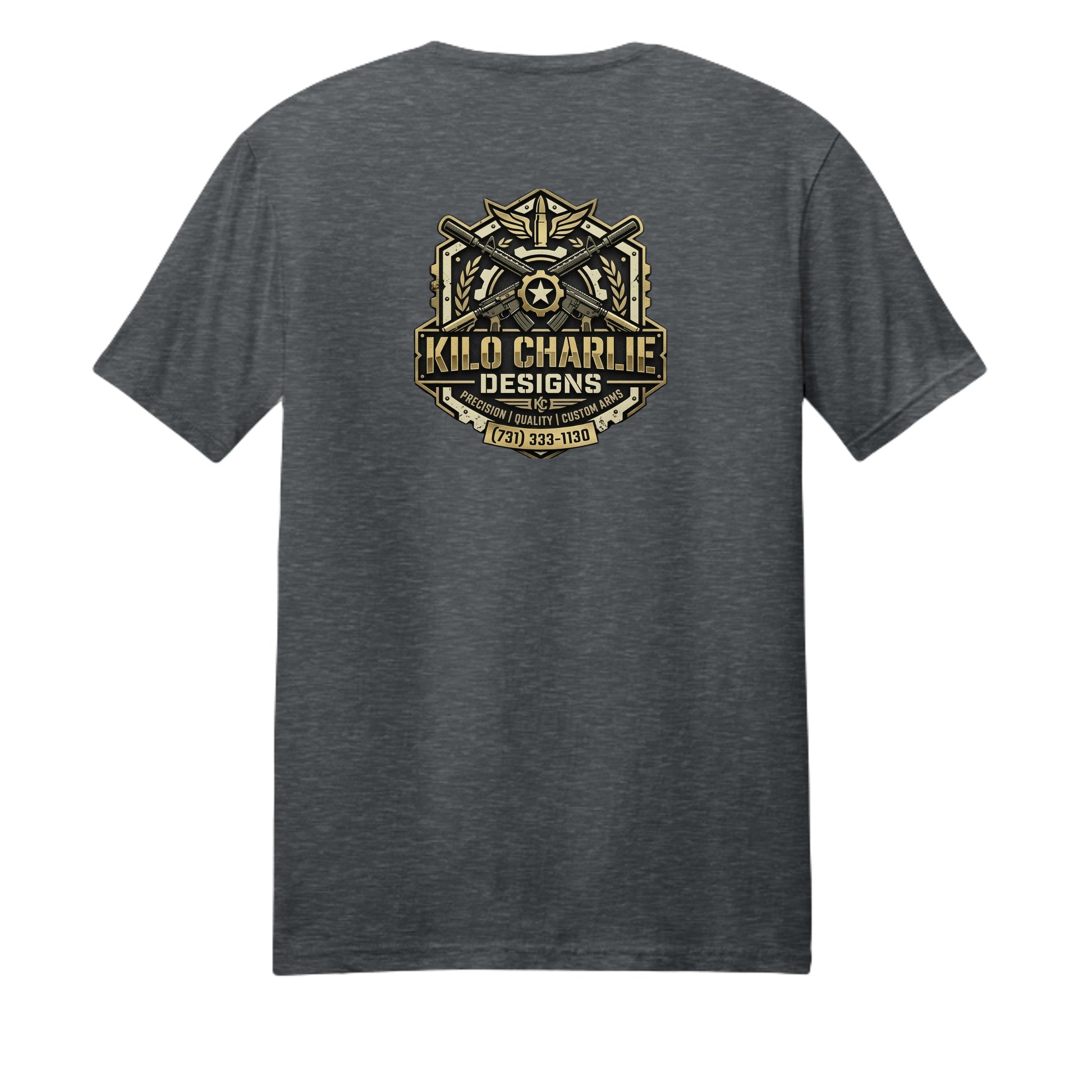 Dark Heather Grey - PC01 - BACK
