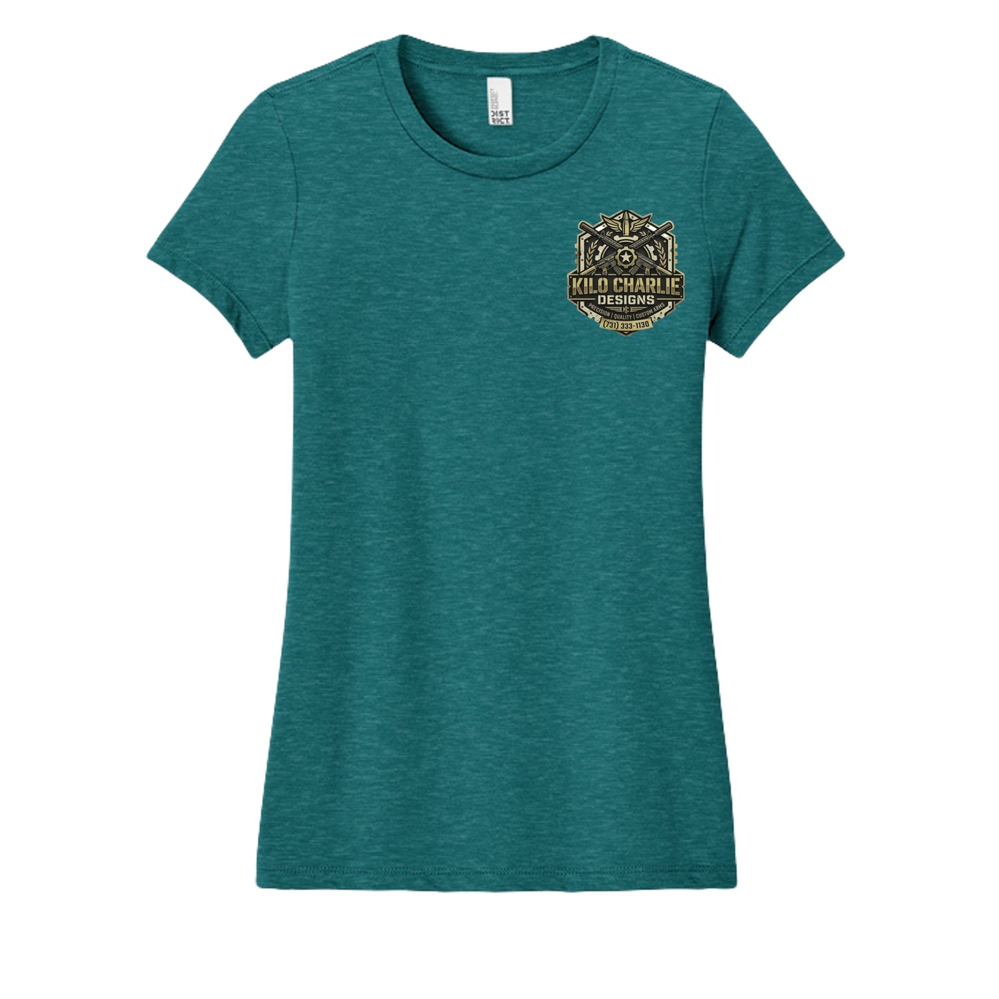 Heathered Teal - DM130L - FRONT