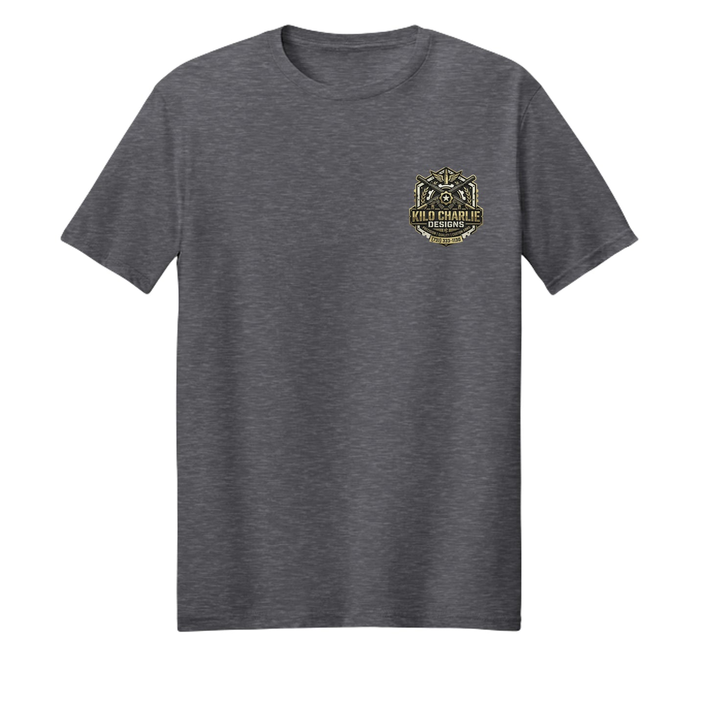 Heather Dark Grey - 3000 - FRONT