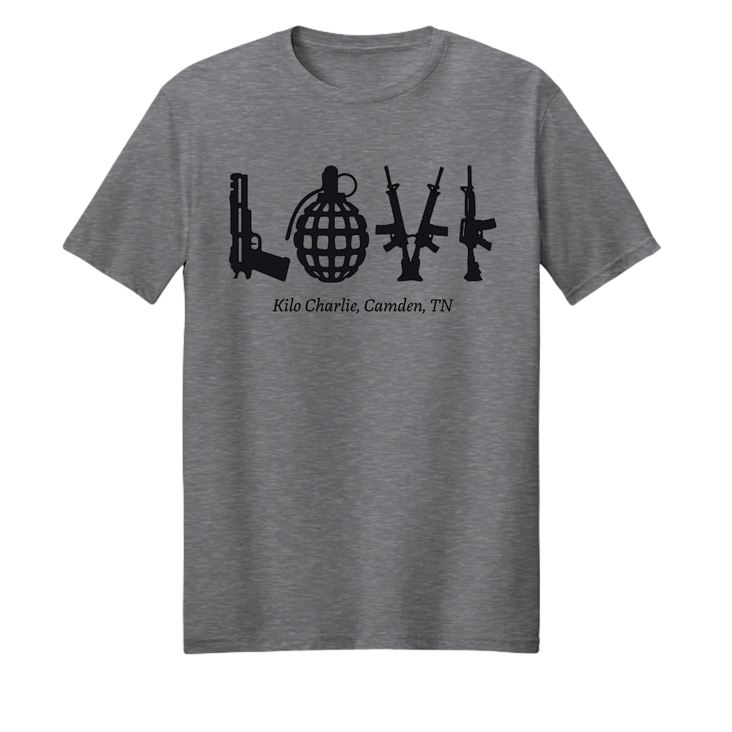 Graphite Heather - 3000 - FRONT