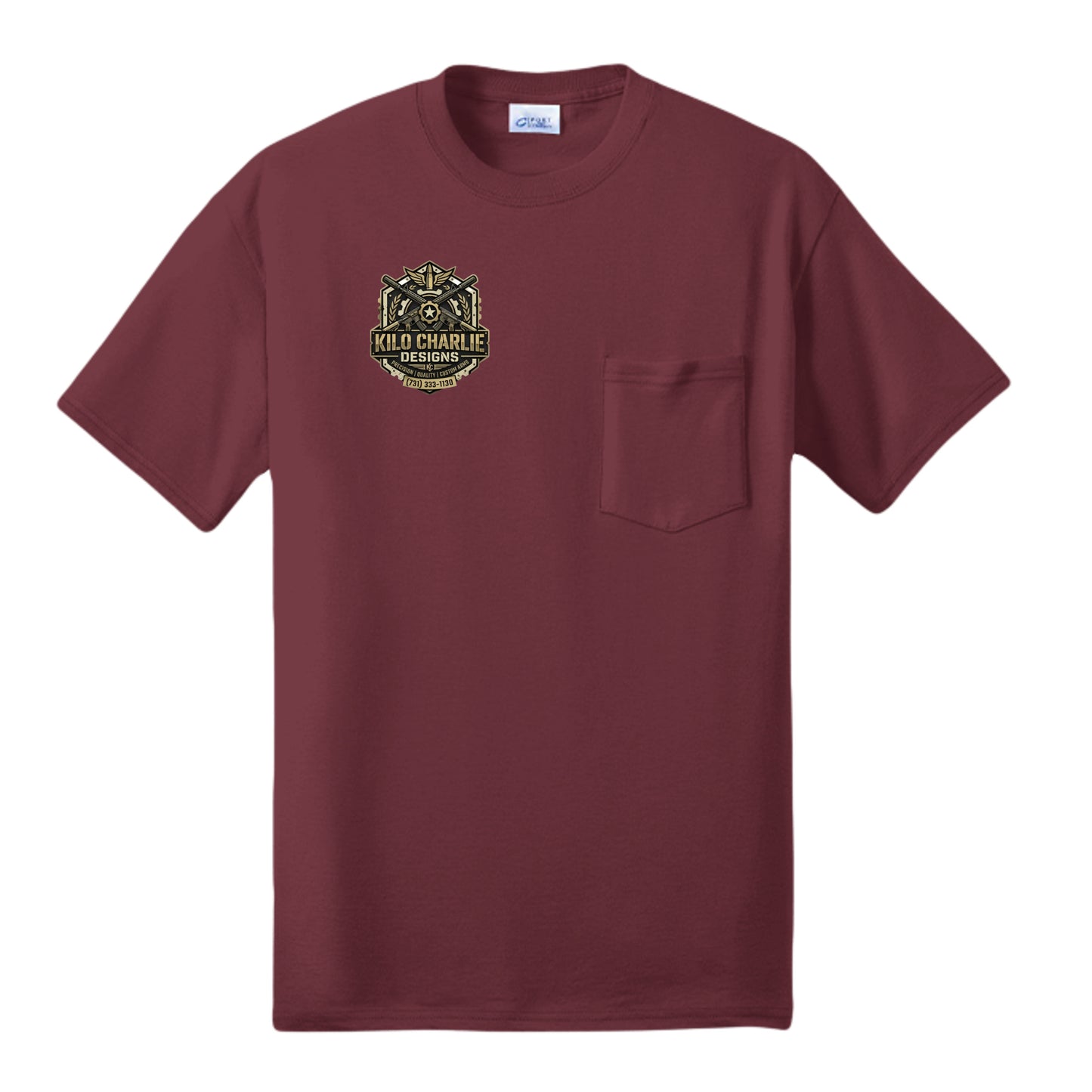 Athletic Maroon - PC55P - FRONT
